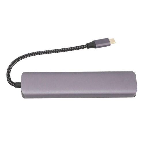 Hub USB C 7 en 1 4K 1 Gbps Ethernet 100W 2 Port USB 3.0 USB vers Interface Multimédia Haute Définition Adaptateur Multiport