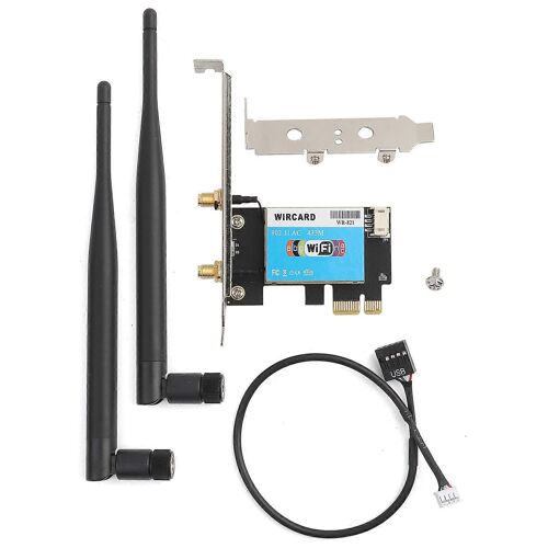 Carte réseau PCIE 433Mbps Dual Band 2.4g 5G pour Bluetooth 4.0 pour Bluetooth Carte réseau pour ordinateur de bureau
