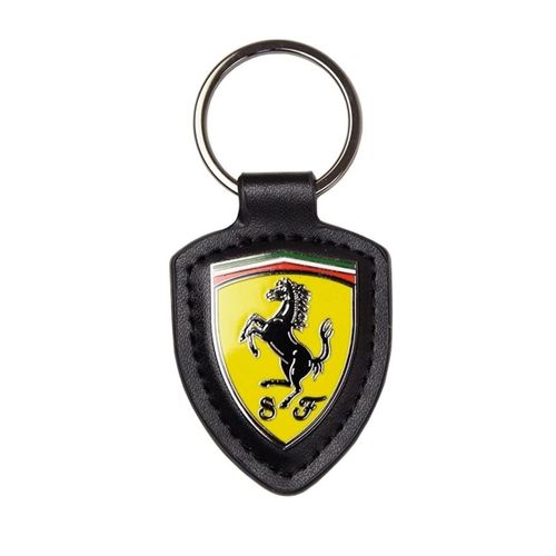 Porte-Clés En Cuir Logo Ferrari Scuderia Ferrari Formula 1 Team Officiel Formule 1