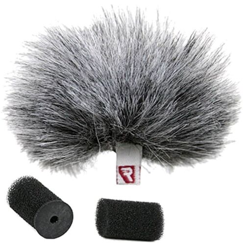Rycote Lavalier Furry Windjammer bonnette anti-vent grise pour micro cravate