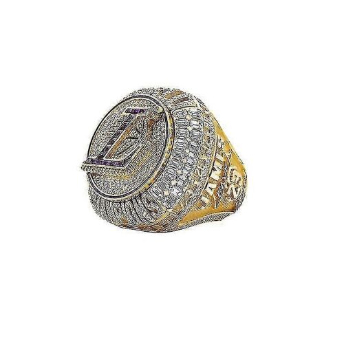 La Championship Replica Ring, Lakers Rings Set Avec Deluxe Wood Box
