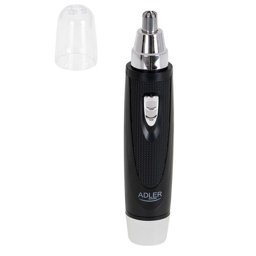 Tondeuse Pour Nez - Oreilles, Lames En Acier Inoxydable, Tête Amovible, Batterie Adler Ad2911