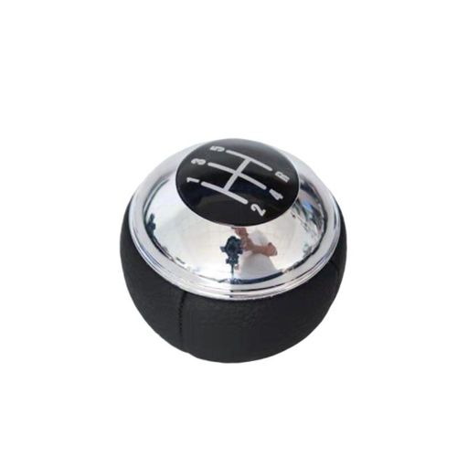 Black 5speed - Pommeau De Levier De Vitesse Manuel 5 Vitesses 6 Vitesses, Manette De Vitesse Levier En Cuir Chromé Pour Mini R50 R52 R53 Cooper 2001-2008 25117542272 7540842