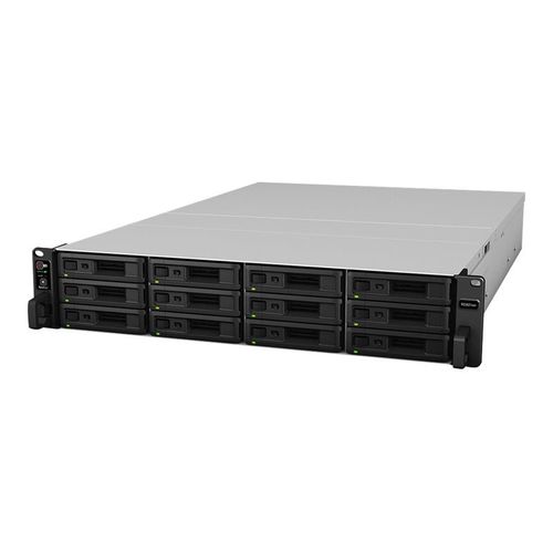 Synology RackStation RS3621xs+ - Serveur NAS - 12 Baies - rack-montable - SATA 6Gb/s - RAID 0, 1, 5, 6, 10, JBOD, RAID F1, disque de réserve 1, disque de réserve 10, disque de réserve 5, 6...