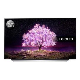 LG OLED65C15LA - 65" C1 Series TV OLED - Smart TV - webOS, ThinQ AI - 4K UHD (2160p) 3840 x 2160 - HDR - blanc vanille