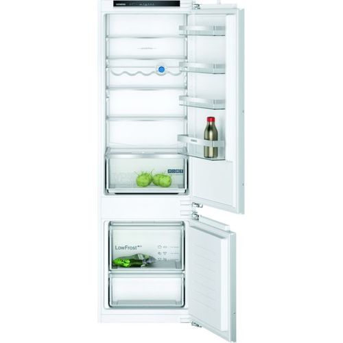 Réfrigérateur-congélateur Siemens iQ300 KI87VVFE1 - congélateur bas - encastrable - niche - 56x55x177.5 cm (lxpxh) - 270 litres - classe E
