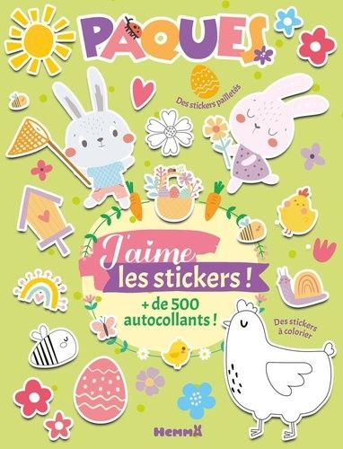 Pâques - + De 500 Autocollants ! Des Stickers Pailletés, Des Stickers À Colorier