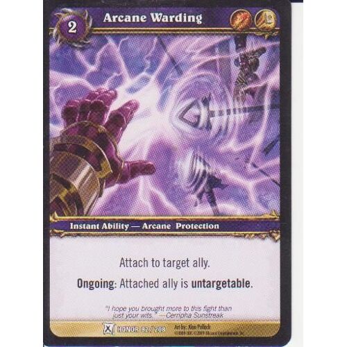 Arcane Warding - Honor - 82/208 Vo