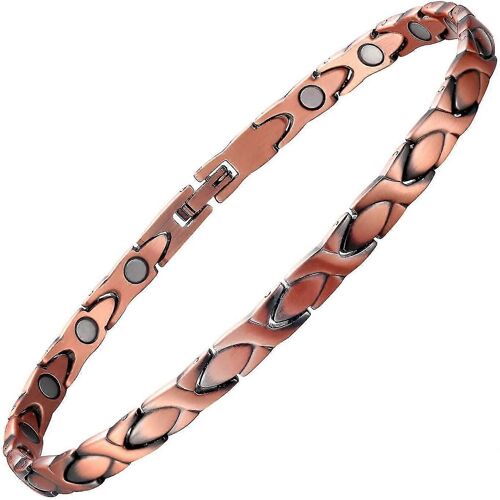 Bracelet En Cuivre Cheville Pour Femmes 10,0 Pouces Bracelet De Cheville Réglable