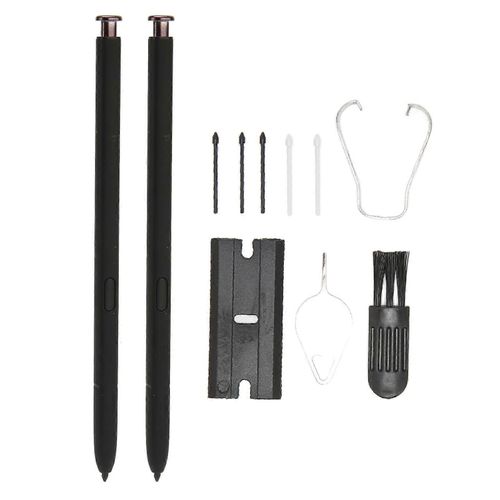 2Pcs Stylus Pen Smart Pen Set Kit with 5pcs Pen Tip for Samsung Galaxy S22 S22 Ultra 5G Black