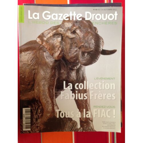 La Gazette De L Hotel Drouot Du  14/10/2011 N°35