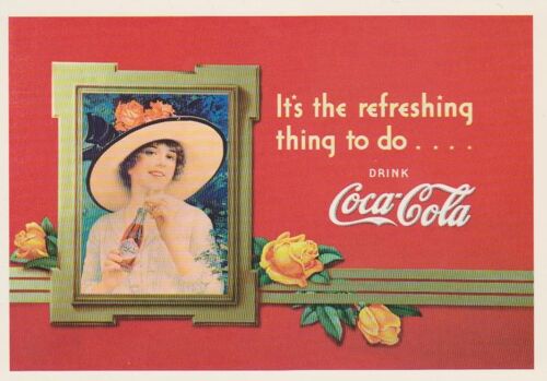 Carte Postale Reproduisant Une Publicité Coca-Cola De 1913