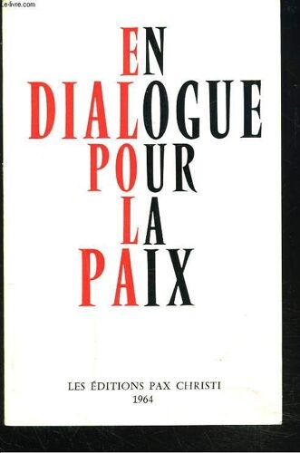 En Dialogue Pour La Paix.