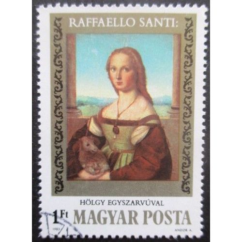 Hongrie N°2855 Tableau De Raphael Oblitéré