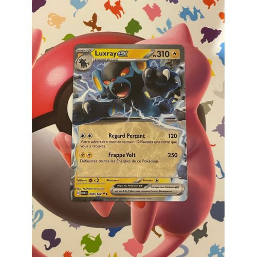 [ Pokémon ] - Luxray Ex - Pv 310 - Twm Fr - 068/167 ( Sous Sleeve & Top Loader )