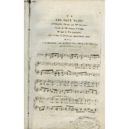 Les Deux Nuits - N°8 Pour Chant + Guitare.