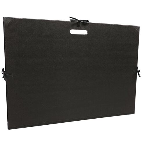 Clairefontaine  Carton À Dessin Kraft Noir Cordons 59x72 Avec Poignée Découpée