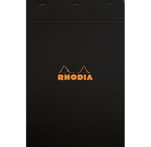 Clairefontaine  Bloc Rhodia Black N°18 21x29,7cm 80f Agrafées 80g Uni