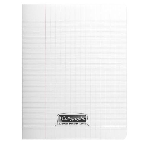 Clairefontaine  Couv Polypro, Cahier Piqué Violet 17x22cm 96p Séyès 90g
