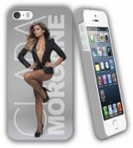 Coque iPhone 5/5S, Clara Morgane calendirer gris