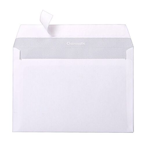 Clairefontaine  Bte De 500 Enveloppes Auto.Adh. 114x162 80g