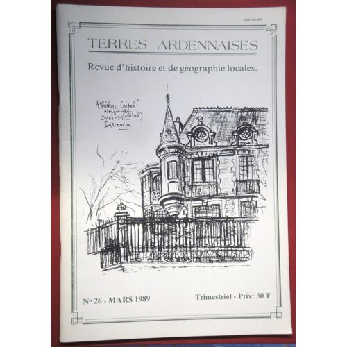 Terres Ardennaises Revue D'histoire Et De Géographie Locales 26