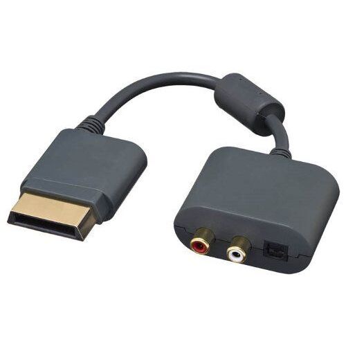 Cable Adaptateur Microsoft AV RCA Audio Video Optique Pour Console Xbox 360