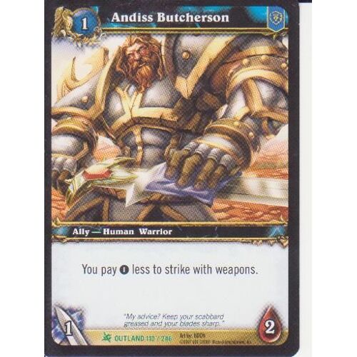 Andiss Butcherson - Outland - 110/246 Vo