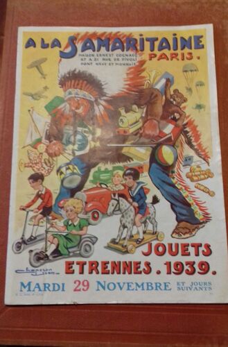 Catalogue Jouets-Etrennes Samaritaine 1932, Couv De Jean Chaperon)