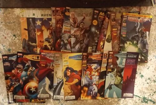 Lot 20 Panini Comics Marvel Icons, Heroes, Universe, Saga, Ultimate Avengers