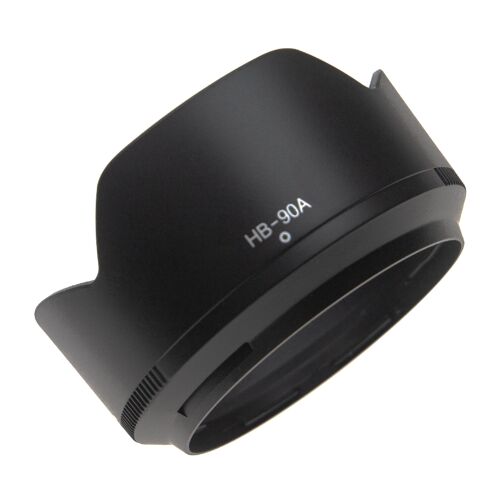 vhbw Pare-soleil remplacement pour Nikon HB-90A pour objectif à pas de filetage 86mm - Cache, noir-mat, 47mm