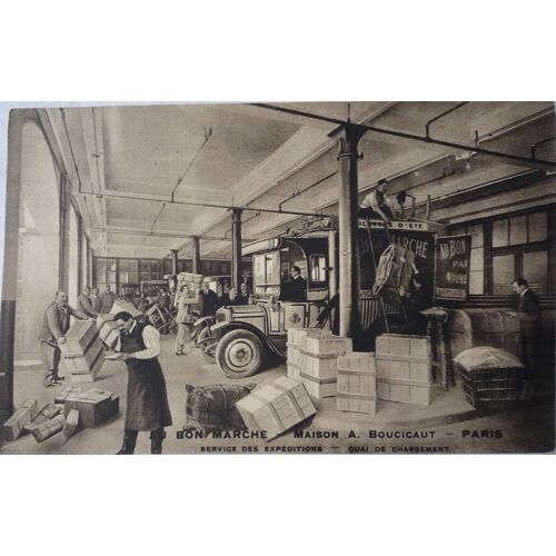 Bon Marché Maison Boucicaut Service Des Expéditions