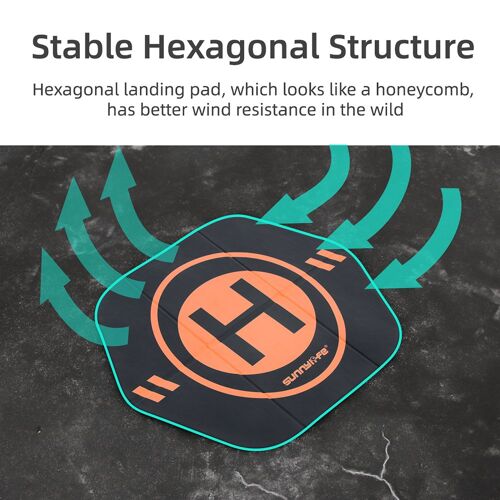 Tapis D'atterrissage Pliable Pour Drone Dji Mavic Pro/3 Air 2/2s, Tapis De Stationnement Pour Mini Se/Air 2s/Dji Fpv Rc, Accessoires-Générique