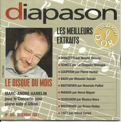 Diapason D'or N° 553 Décembre 2007