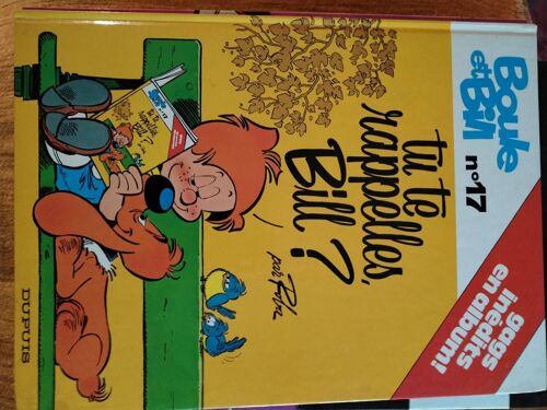 Boule Et Bill N°17 Tu Te Rappelles Bill