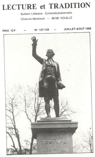 Lecture Et Tradition N° 137 138 De Juillet-Août 1988