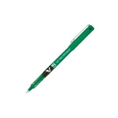 Pilot Lot De 12 Stylos Roller Hi-Tecpoint V5, Vert