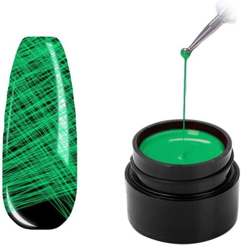 Spider Gel Fluorescent, Tirer Ligne Nails Art, Spider Gel Uv Gel Vernis ¿¿ Ongles Pour Diy Gel Peinture Nail Art Fil Dessin, Nail Art D¿¿Coration, 8ml 