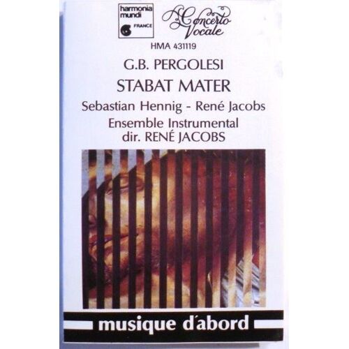Cassette Audio - G.B. Pergolési - Stabat Mater