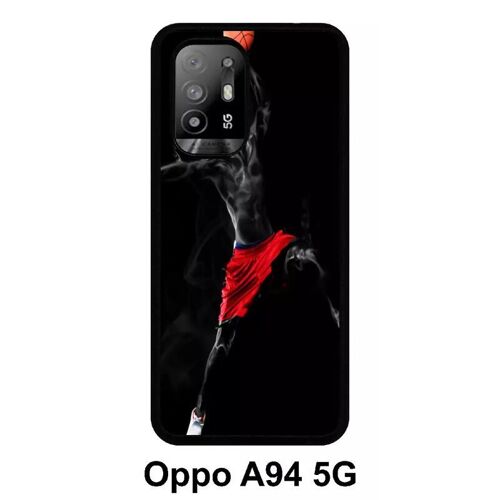 Coque oppo a94 5g - basket - silicone - noir