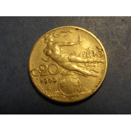 Italie 20 Centesimi 1909