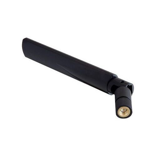 Delock GSM / UMTS SMA Antenna with flexible joint - Antenne de modem cellulaire - 3 dBi (pour 824 MHz - 960 MHz), 2 dBi (pour 1 710 MHz - 2 170 MHz) - omni-directionnel - noir
