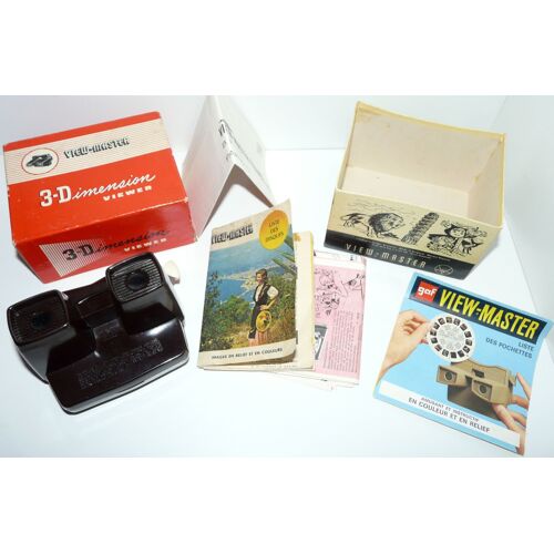 visionneuse view-master 3D en boite avec 12 films