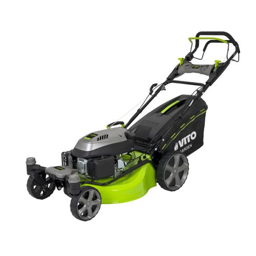 Tondeuse à gazon 6.5CV Moteur essence 4T 196Cm3 Largeur 508mm Roues avant pivotantes Surfaces 2000m² VITO