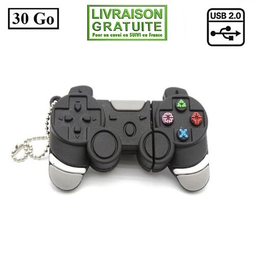 Clé USB 2.0 Flash Drive 30 Go 30Go Manette de jeu Playstation (Réf 2)