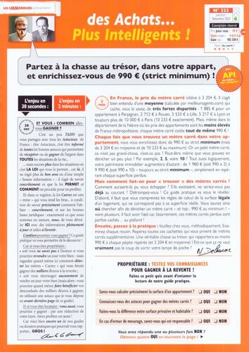 Les Emmerdeurs No 333 + 1 Supplément - Décembre 2022 - Astuces 100 % Légales