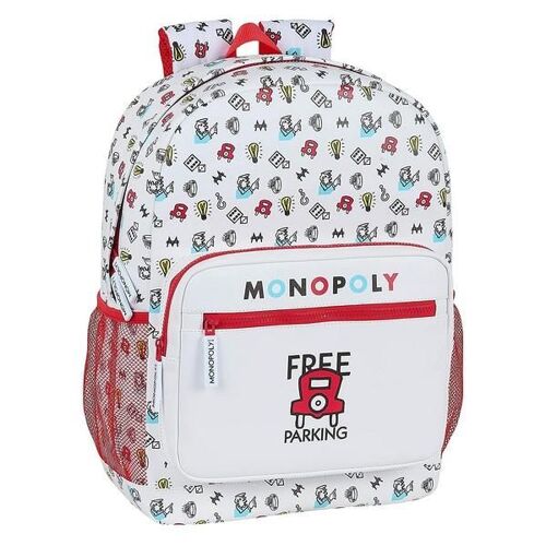 Cartable Monopoly Blanc