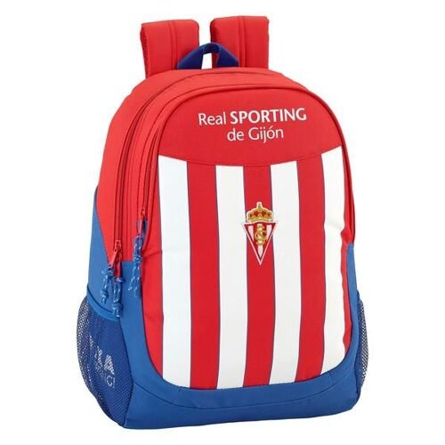 Cartable Real Sporting de Gijón Blanc Rouge