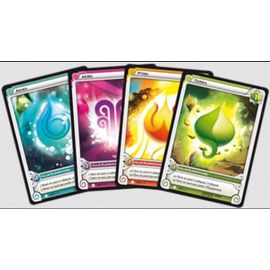 Lot Des 4 Alliés Élementaires Wakfu (Cartes Promo Otomaï) - Pyro, Terra, Aéro, Akwa