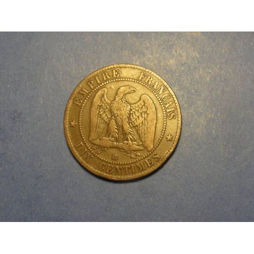 Napoléon Iii 10 Cmes 1855. Bb, Ancre